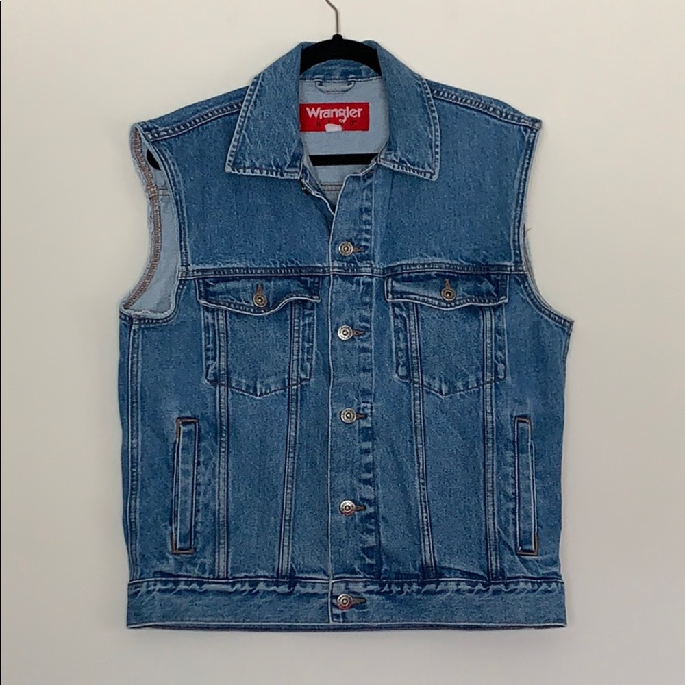 Wrangler Hero cut off denim vest